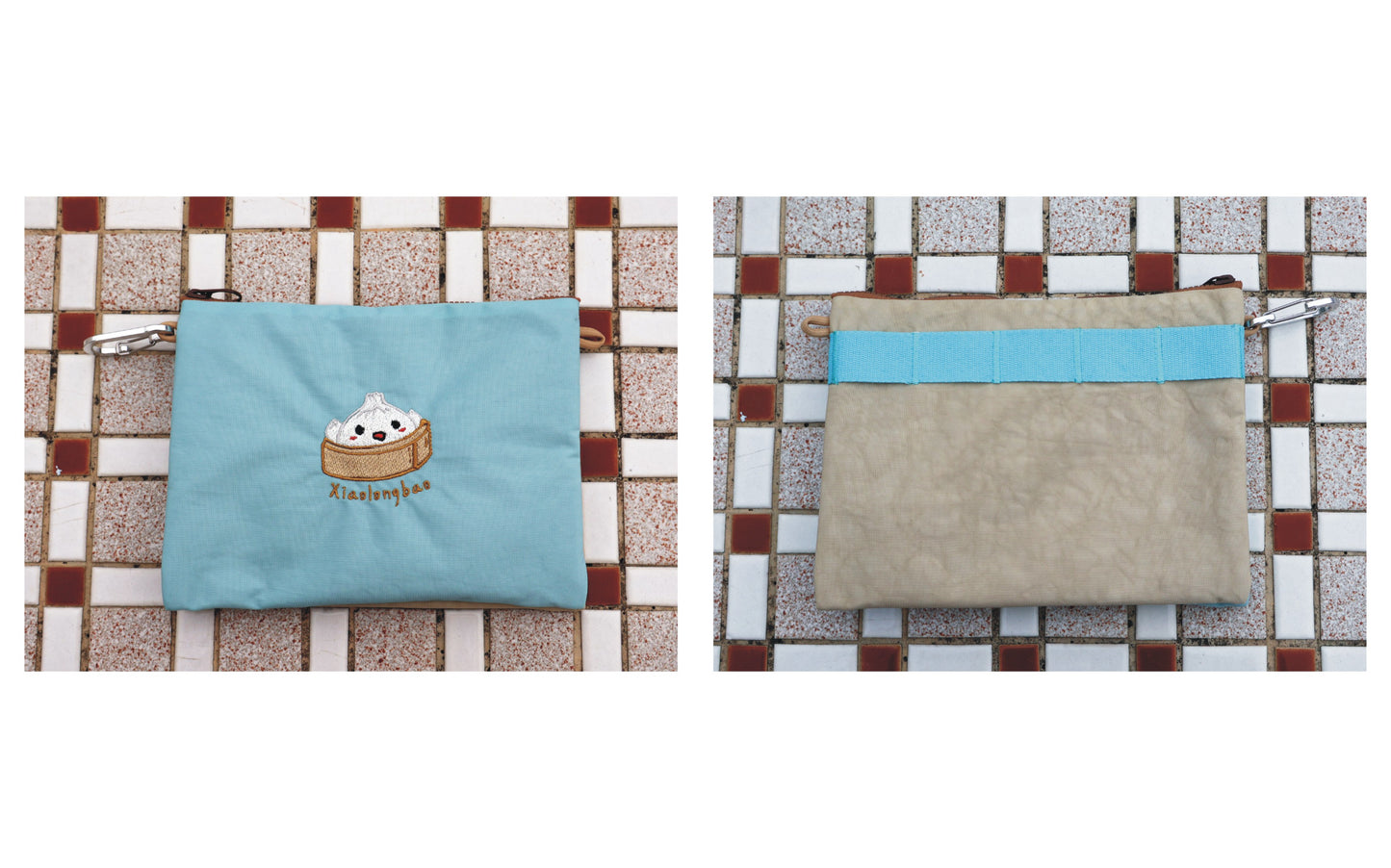 斜背萬用三層袋/附傘繩背帶