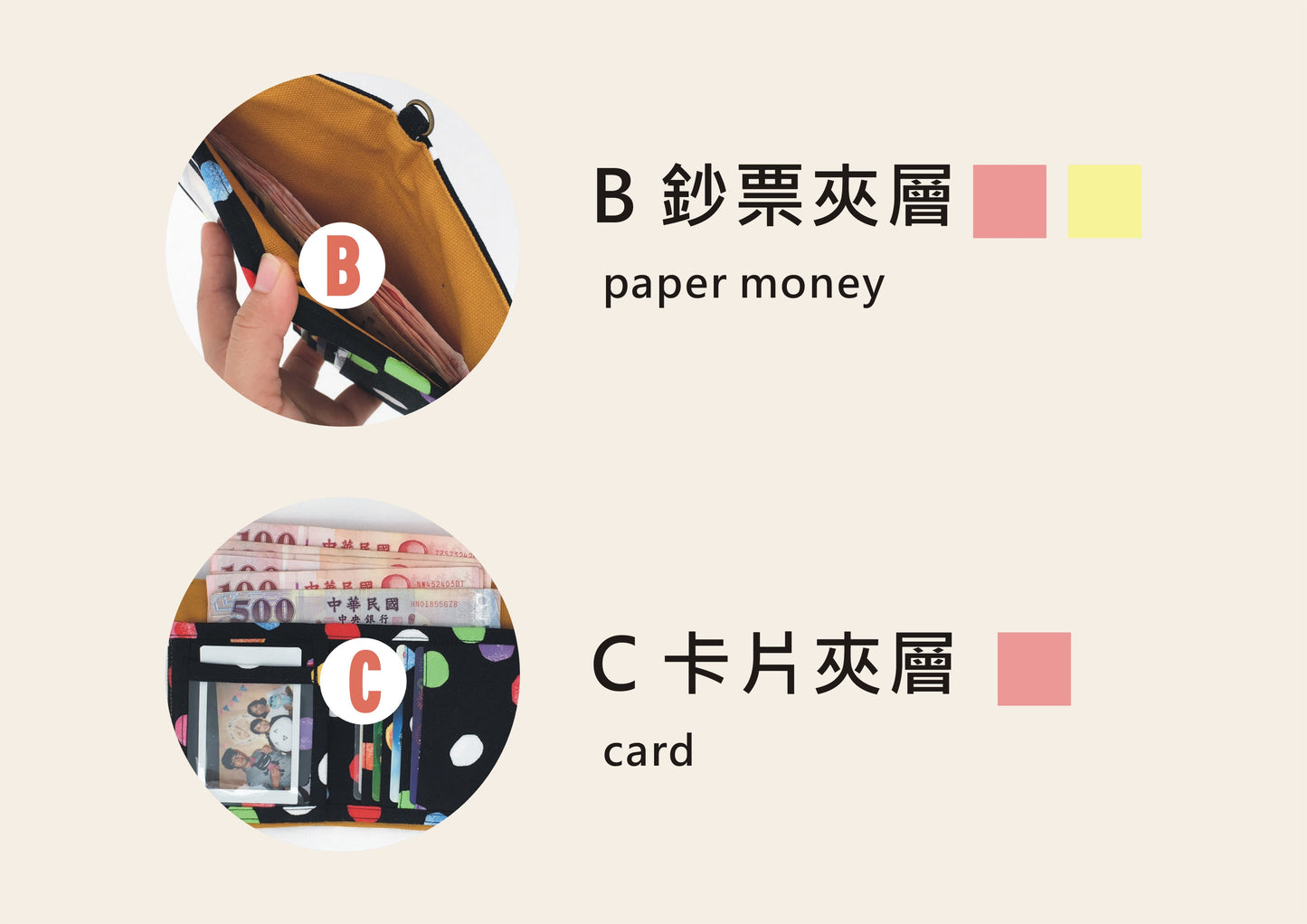 客製化中短夾訂製區  (請先與設計師討論,勿直接下標付款)