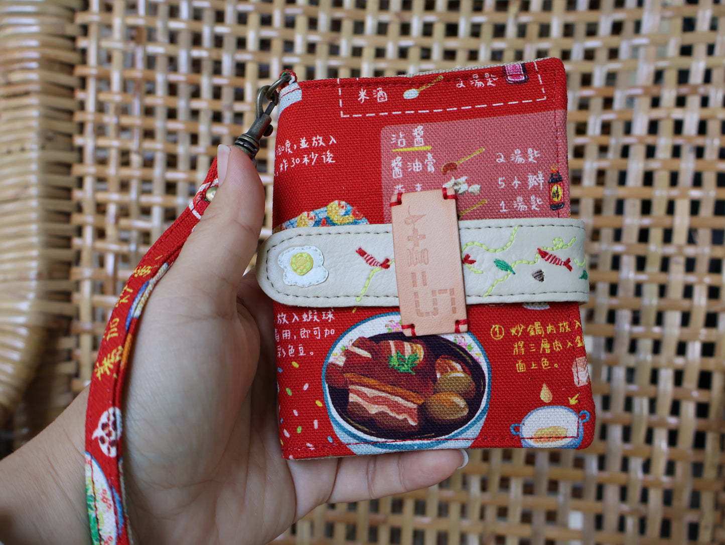 鍋燒意麵 布錢包/中短夾